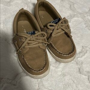 Sperry Kids Tan Boat Shoes